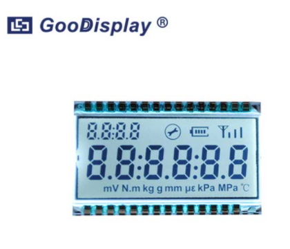 6-stelliger Niedertemperatur-LCD-Bildschirm, GDC0689