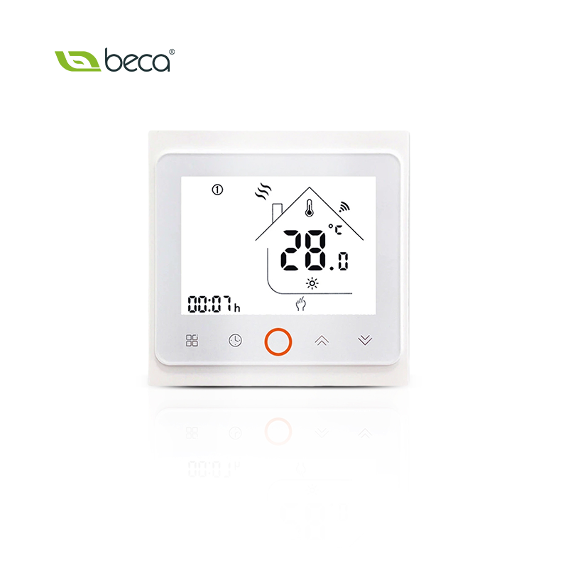 BHT-002智能地暖控制器厂家壁挂炉温控器液晶面板