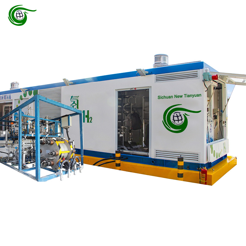  HRS-10/16 China Factory Price Green Energy Rated Hydrogen Production 10Nm3/h High Purity 99.99% Hydrogen Gas Filling Station For Sale