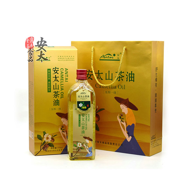 安太山茶油750ml×2礼盒装