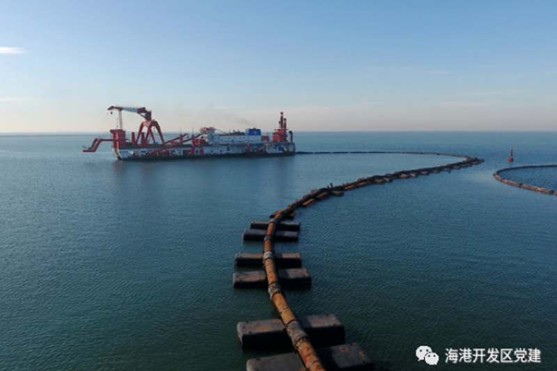 京唐港區25萬噸級航道項目復工！工程計劃年底前完工！