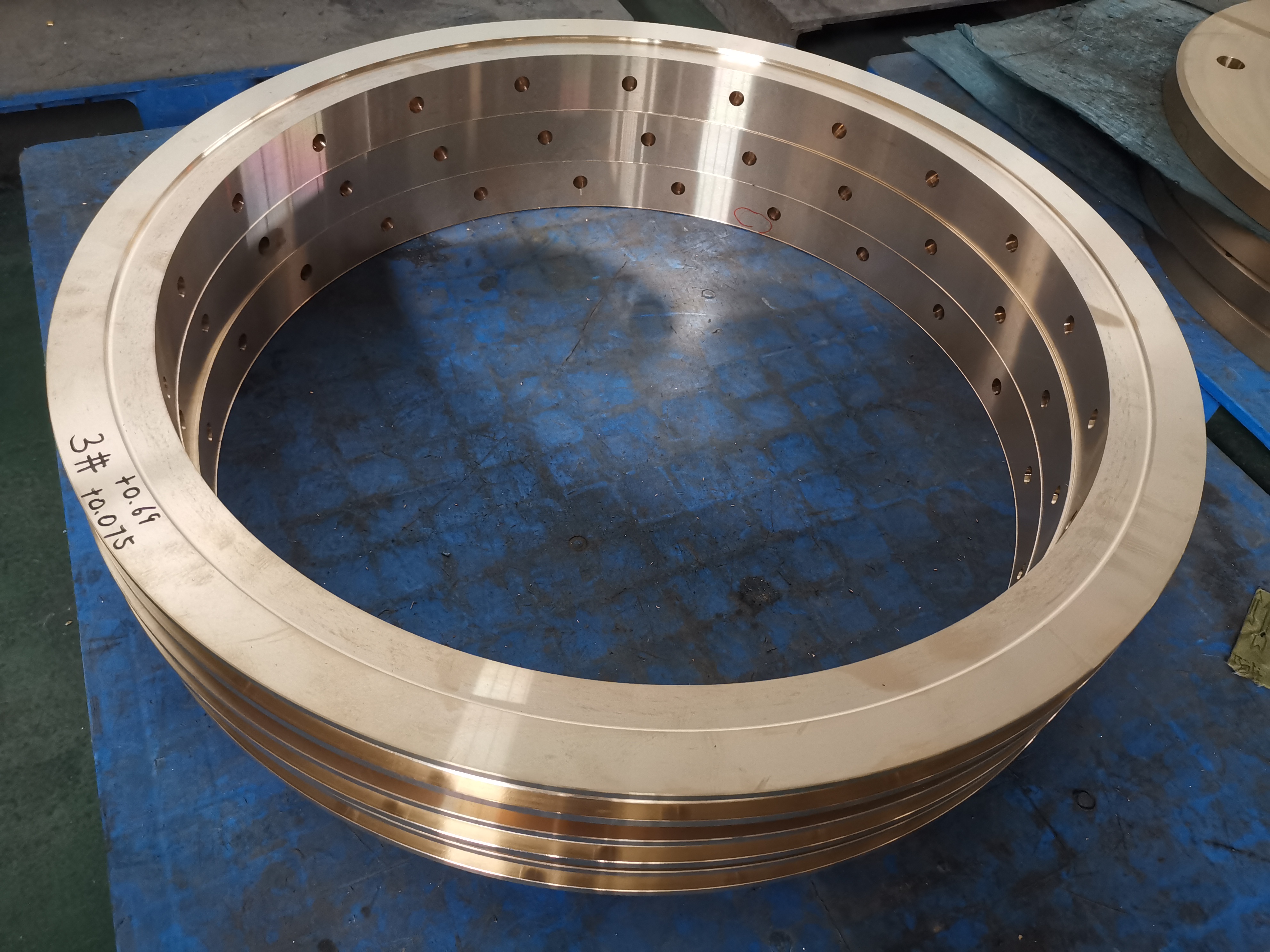  Copper alloy rings ,floating oil distribution rings for Wind power equipment gearbox 