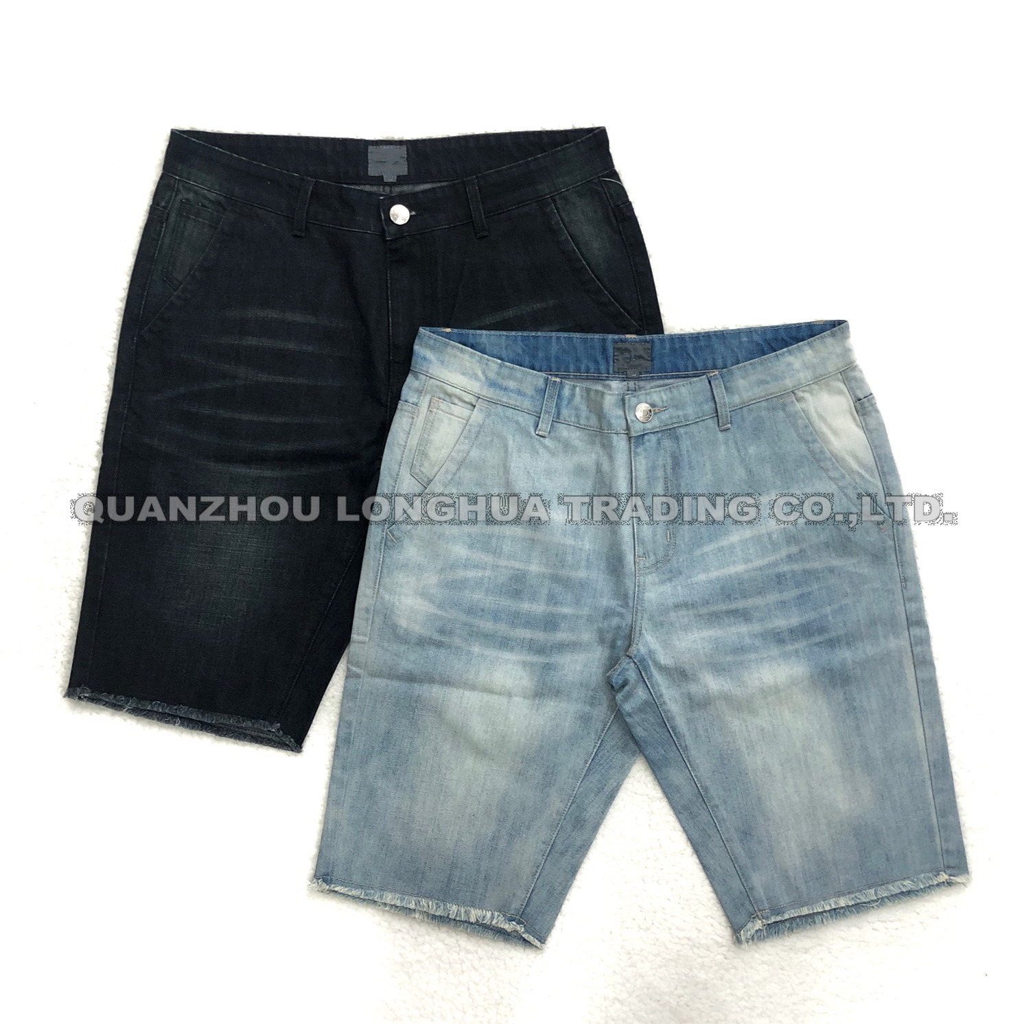 Men and Boys Denim Shorts Jeans  Apparel Trousers Kids Wear New Fashion Cotton Indigo