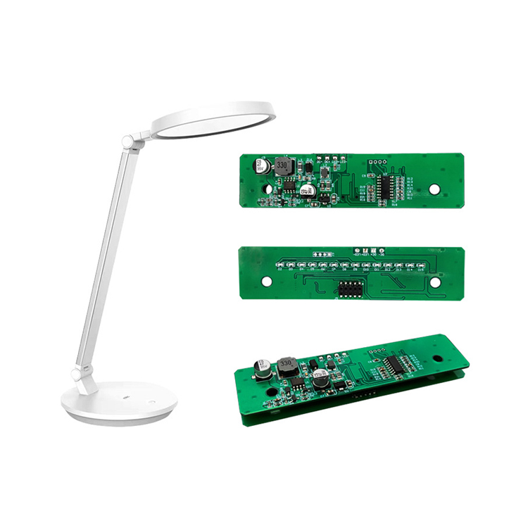 LED lighting sliding touch dimming timing light off control board reading eye protection desk light source driver module block