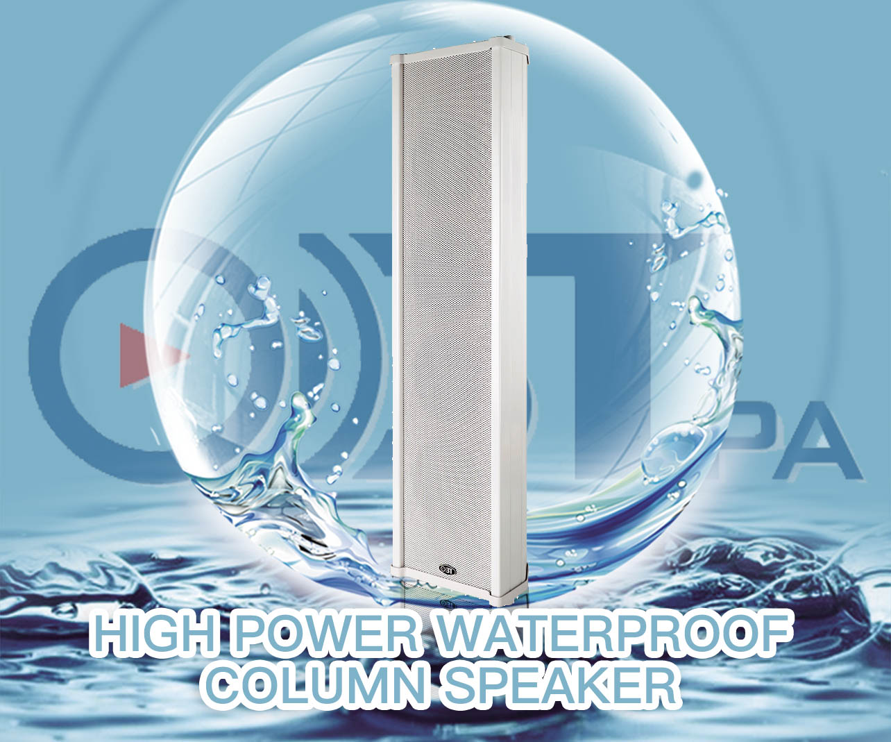 High power waterproof column speaker