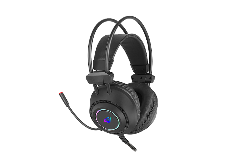 RGB Wired Backlit Gaming Stereo Headset with Mic