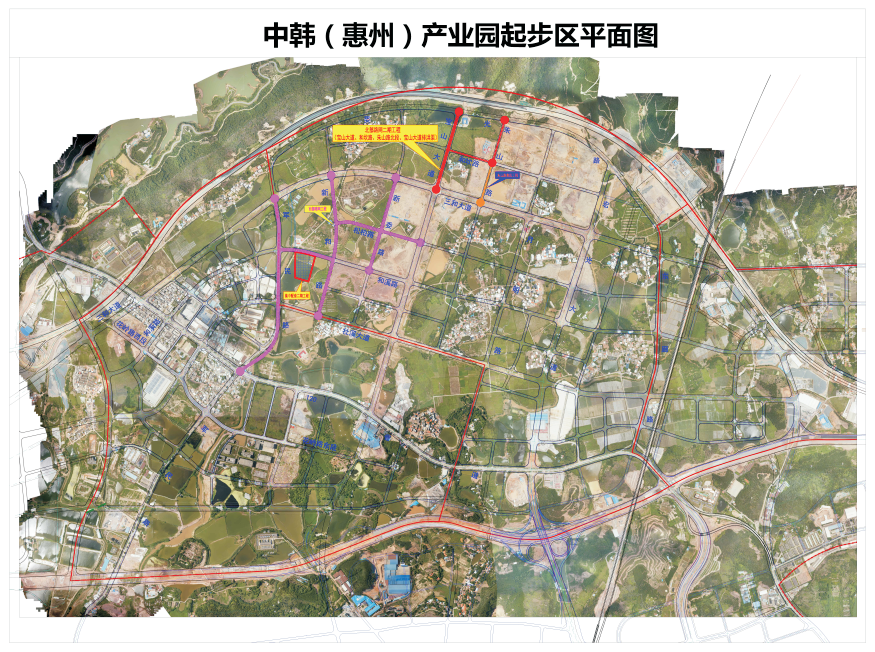 中韩（惠州）产业园起步区西部路网工程