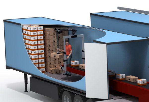  TAWI泰威集装箱和拖车的卸货