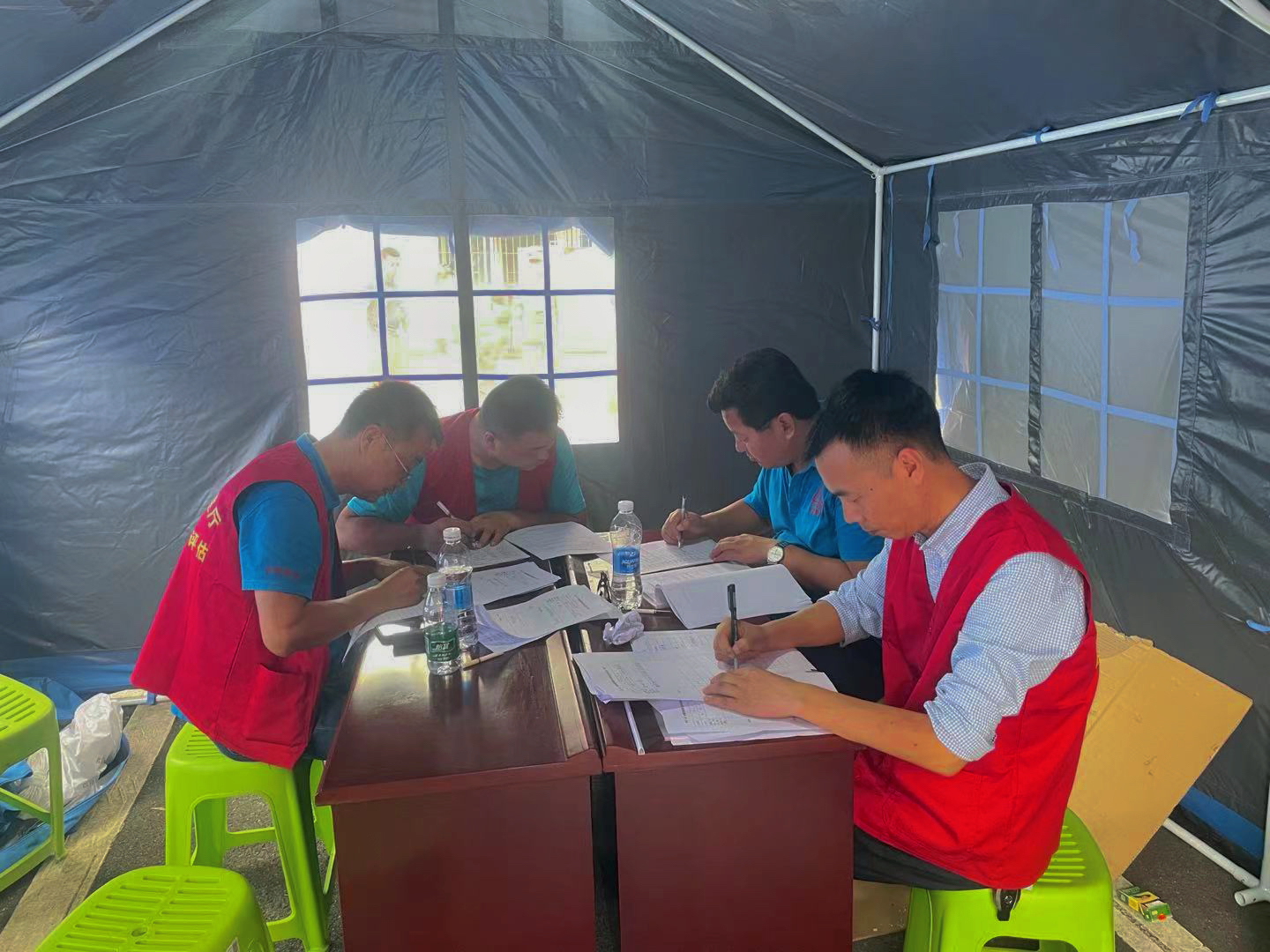 我公司圆满完成泸县“9.16”地震房屋损毁评估工作
