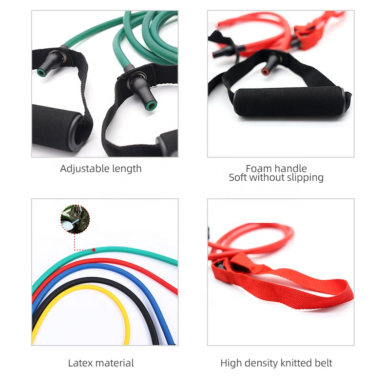 Resistance Tubing Band with Nylon Step Straps AP-114