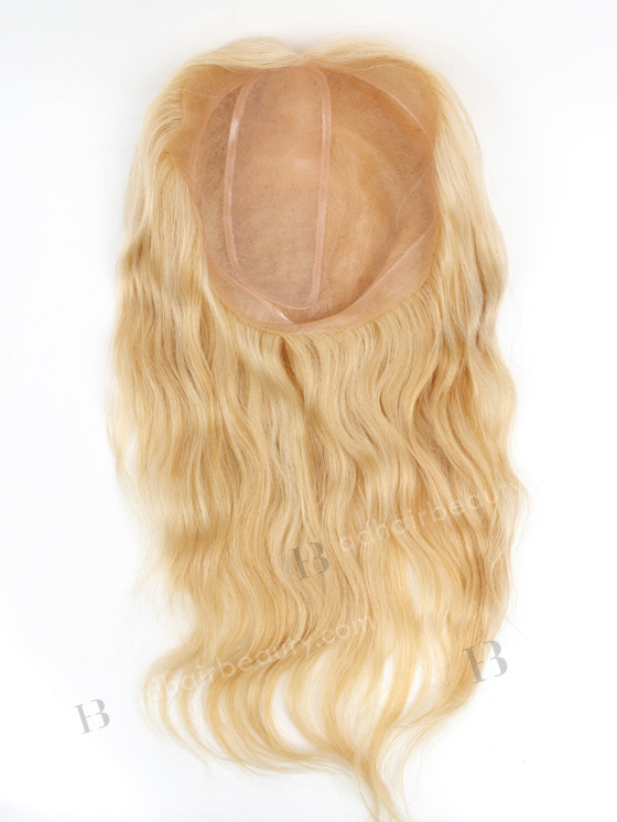 Custom Size European Virgin Hair 12" Highlight Color Mono Silk Top Hair WR-TC-054