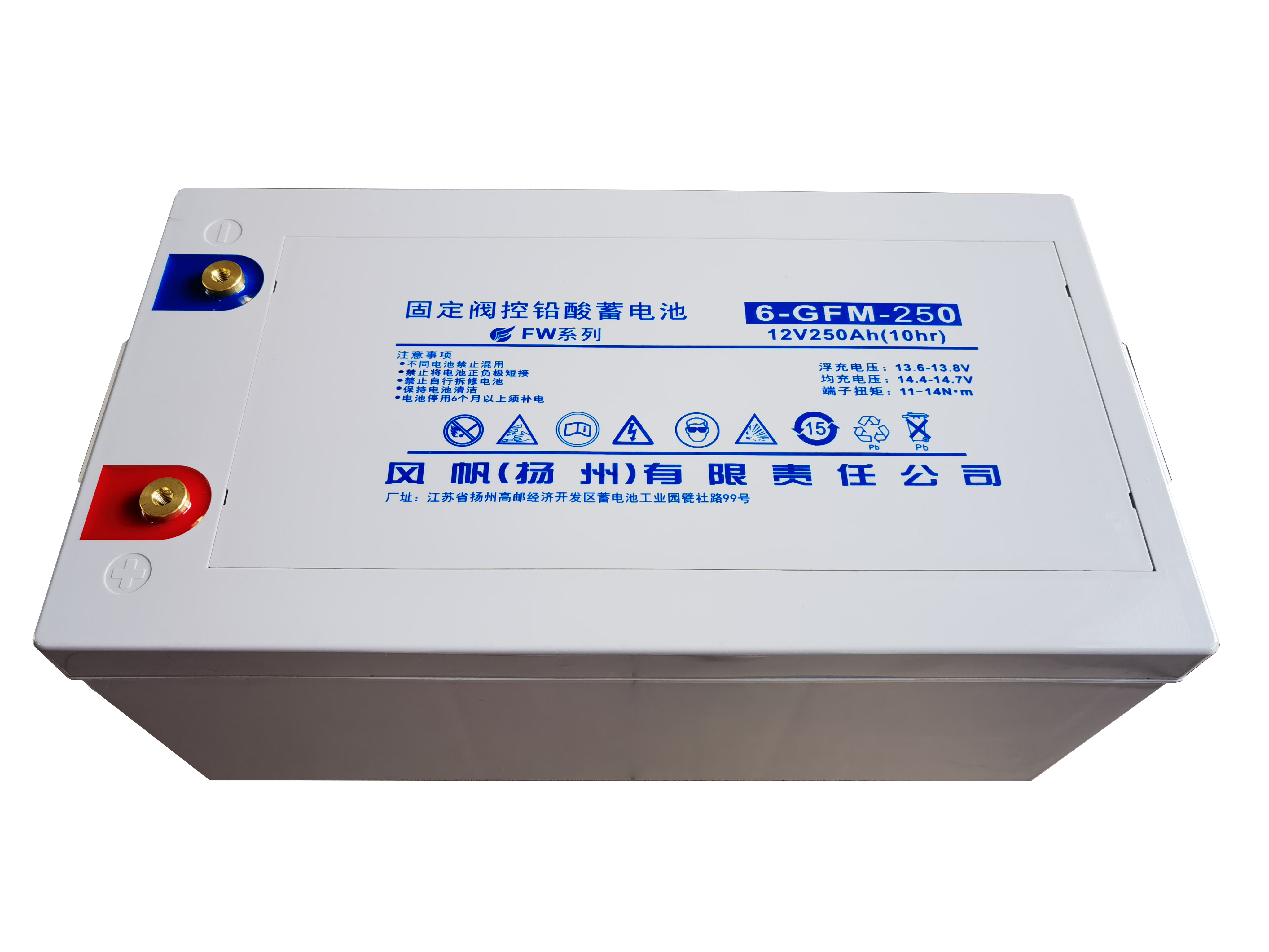 固定閥控鉛酸蓄電池6-GFM-250（10hr）