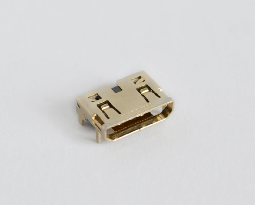 MINI HDMI solder pin pitch 4.5 double column