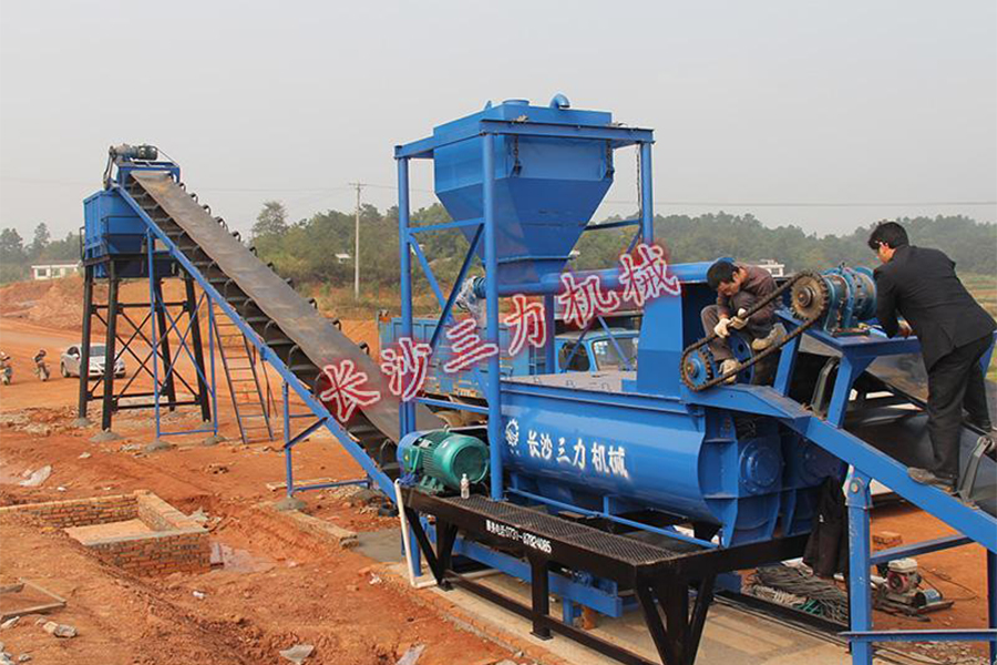 WCB300-stabilized soil mixing station