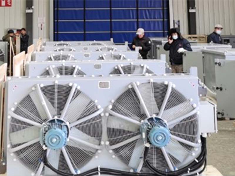 6.45MW offshore wind turbine generator water-cooling system