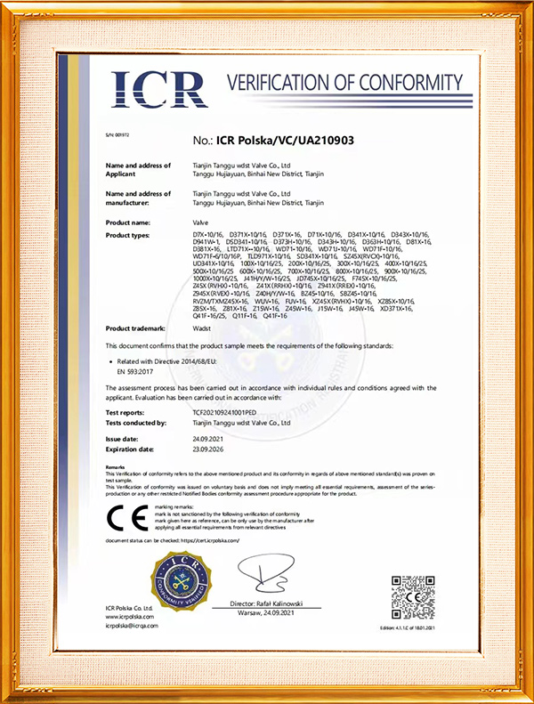 Eu CE Certification