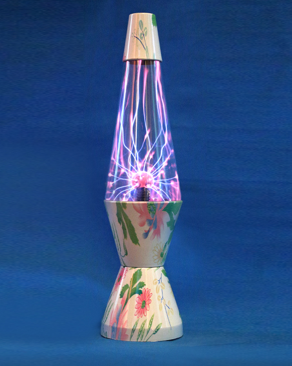 14.5" Electroplasma Lava Lamp with Chinese 