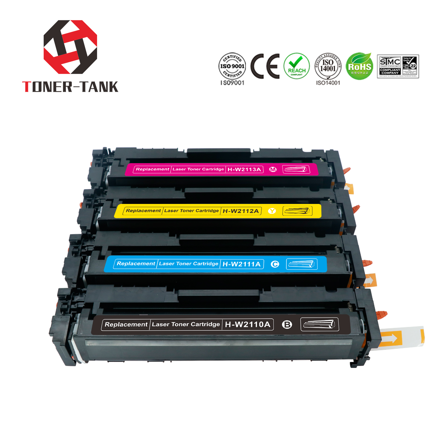 TONER-TANK W2110A W2111A  W2112A W2113A Compatible Color toner cartridge