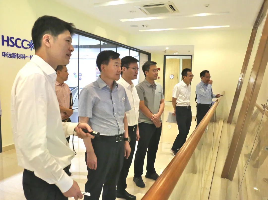 Gao Hongwei, General Manager of China National Investment Corporation High-Tech Industry Investment Company Limited Visited Highsun Group for Inverstigation