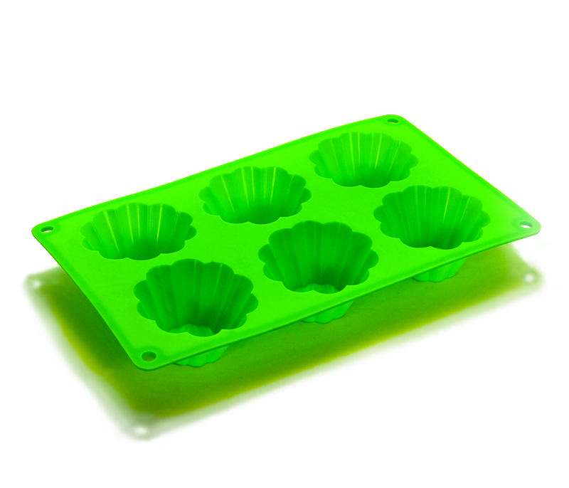 Silicone 6 Flower Cake Mould