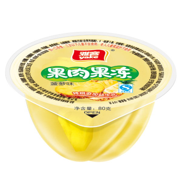 80g果肉果冻(益生元)菠萝