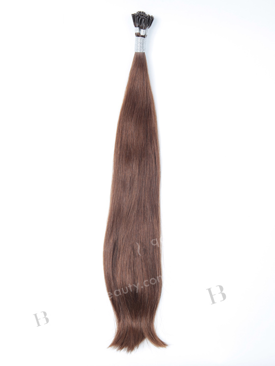 I-tip hair extension European virgin hair 20" straight #2 color WR-PH-001