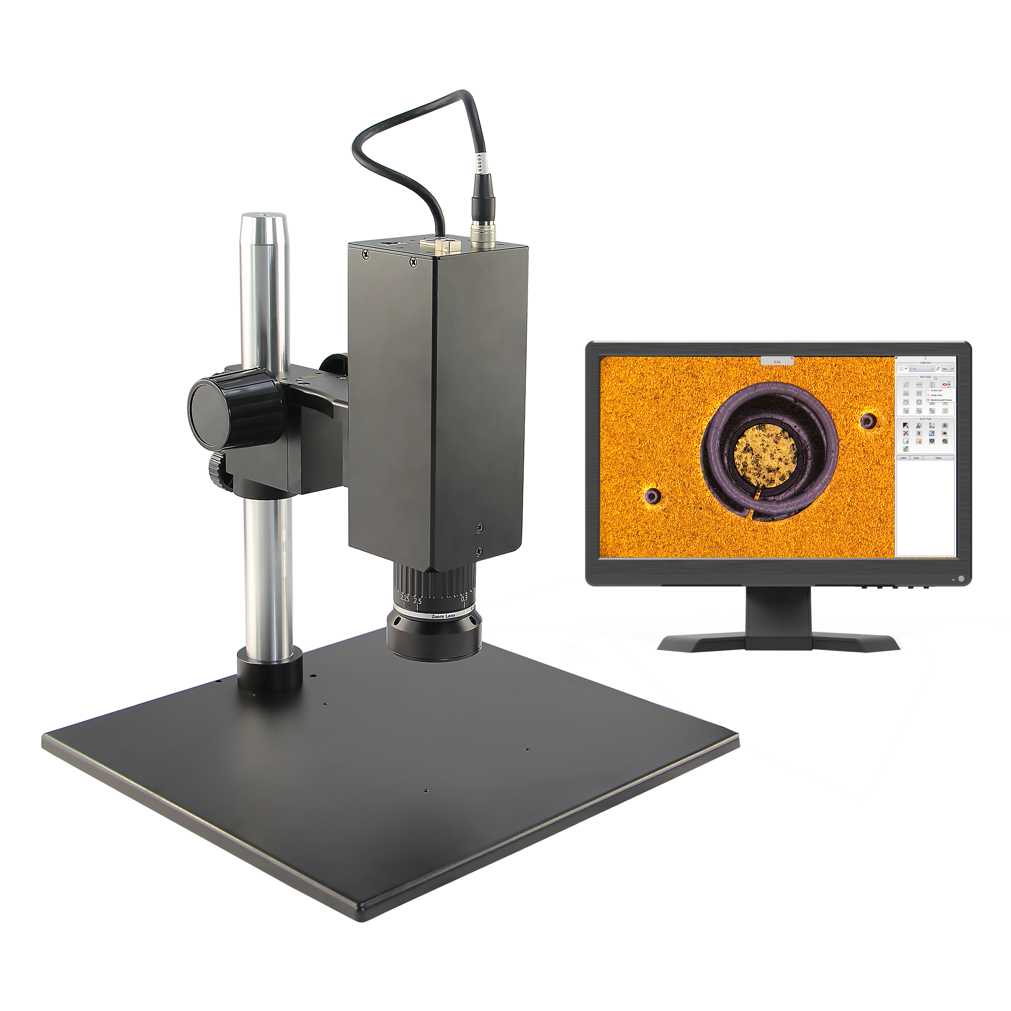 FM325AP Calibration  free measuring video  microscope