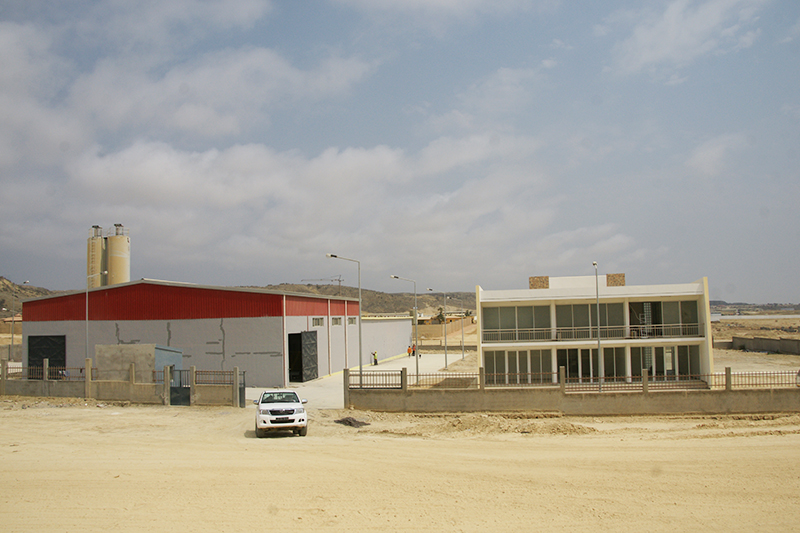 Lobito cement block factory （Angola ）