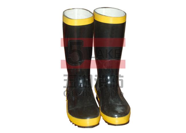 Fire rubber boots