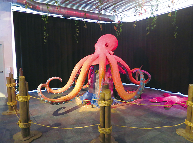 Animatronic Octopus in USA Sea World