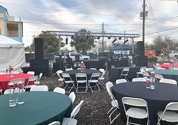 Outdoor Banquet in Florida USA