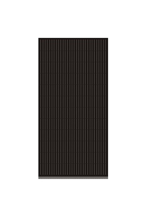 Popular in Europe Full Black Pv Module Solar Panel NBJ-390M-BLACK