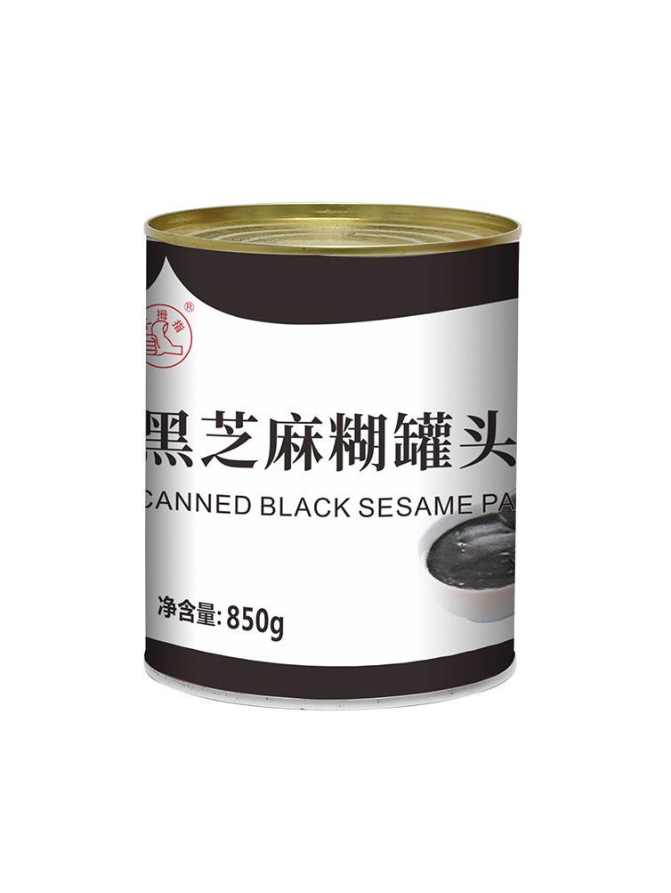 Canned black sesame paste