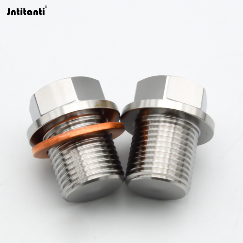 Jntitanti Gr.5 titanium oil drain plug M24*1.5 For BMW F