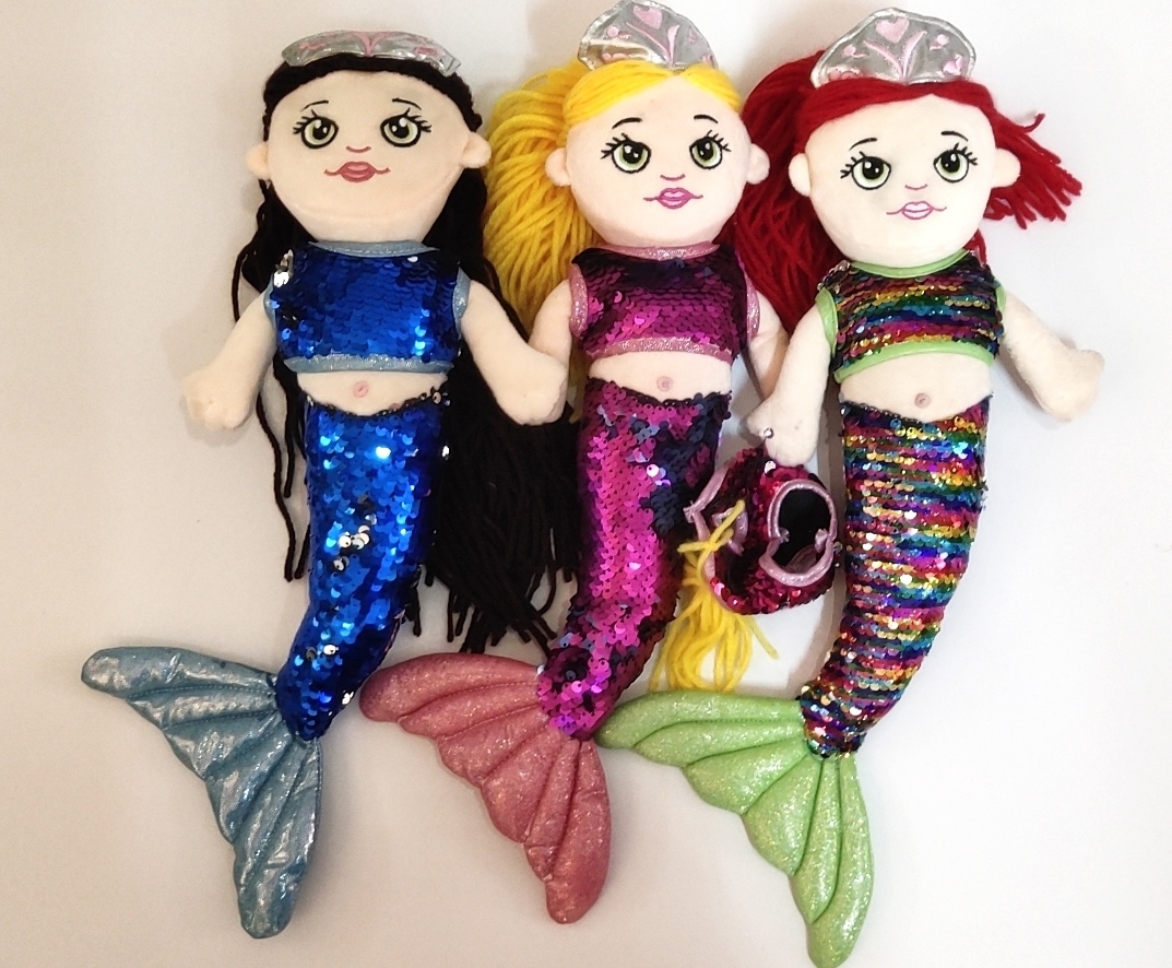 2019 OEM plush toy : Sequin  Lovely  Mermaid