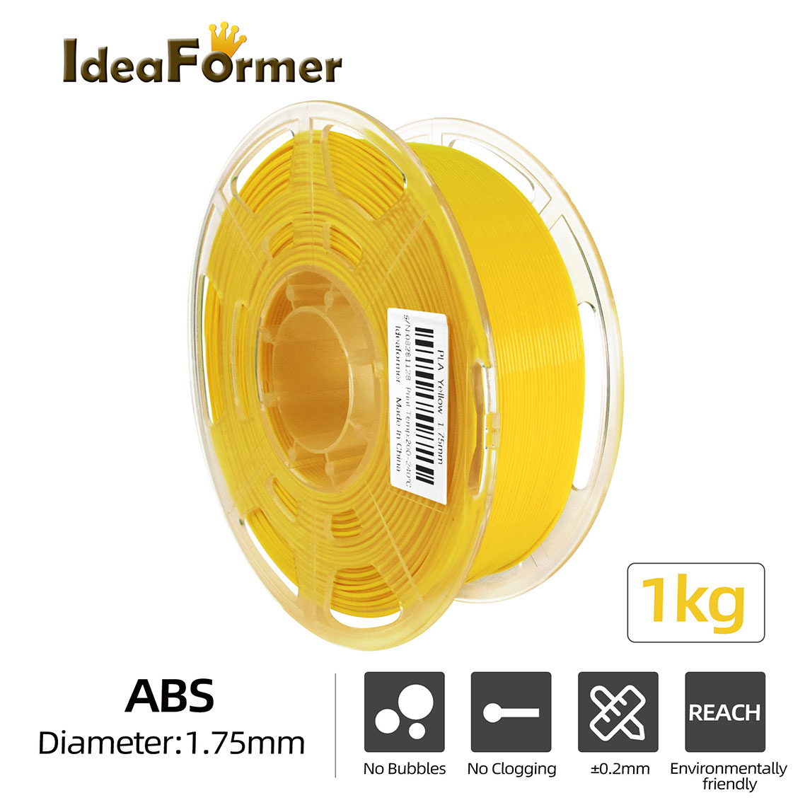 ABS filament 1KG 1.75mm 3D printing consumables quality supplier