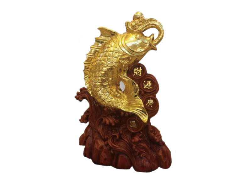 May wealth come generously to you - dragon fish