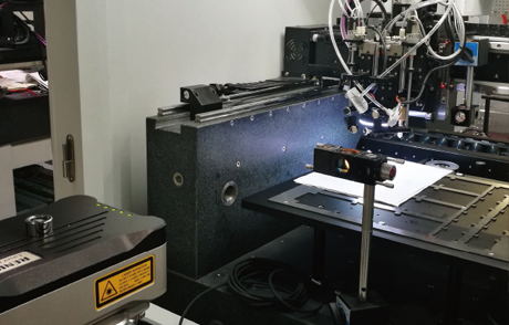 Laser interferometer - precision calibration