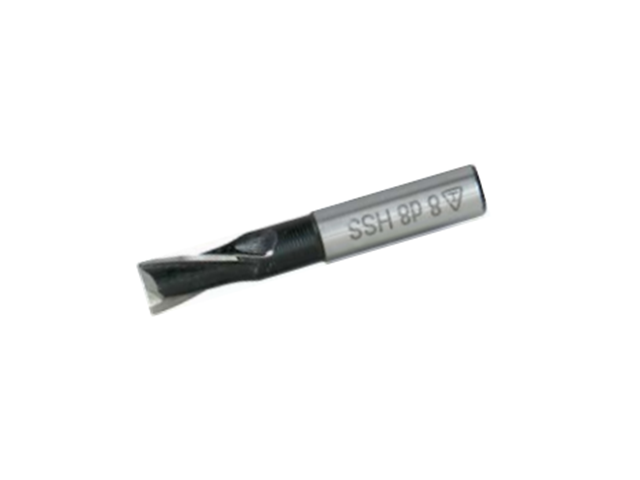 Straight shank keyhole milling cutter