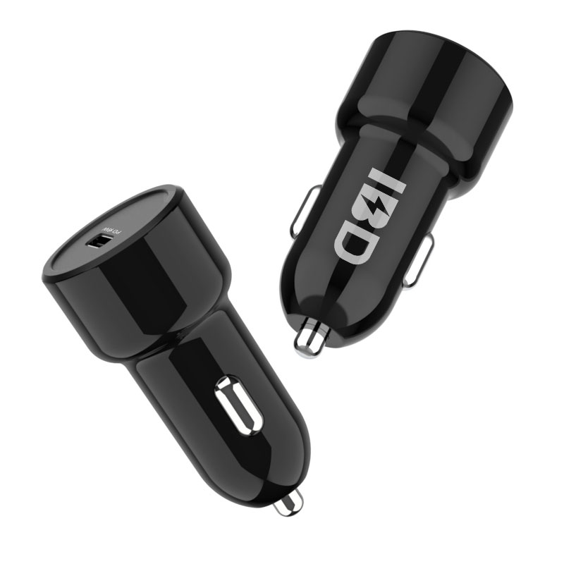 IBD321-PD 20W Single Ports PD Fast Charging Car Charger For Mobile Phone.