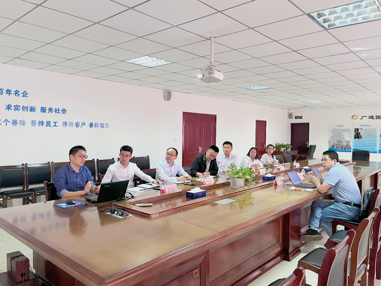 C&D Group (Complete Equipment Division of Light Industry Co., Ltd.) Yu Yang and his party visited our company for exchange and discussion