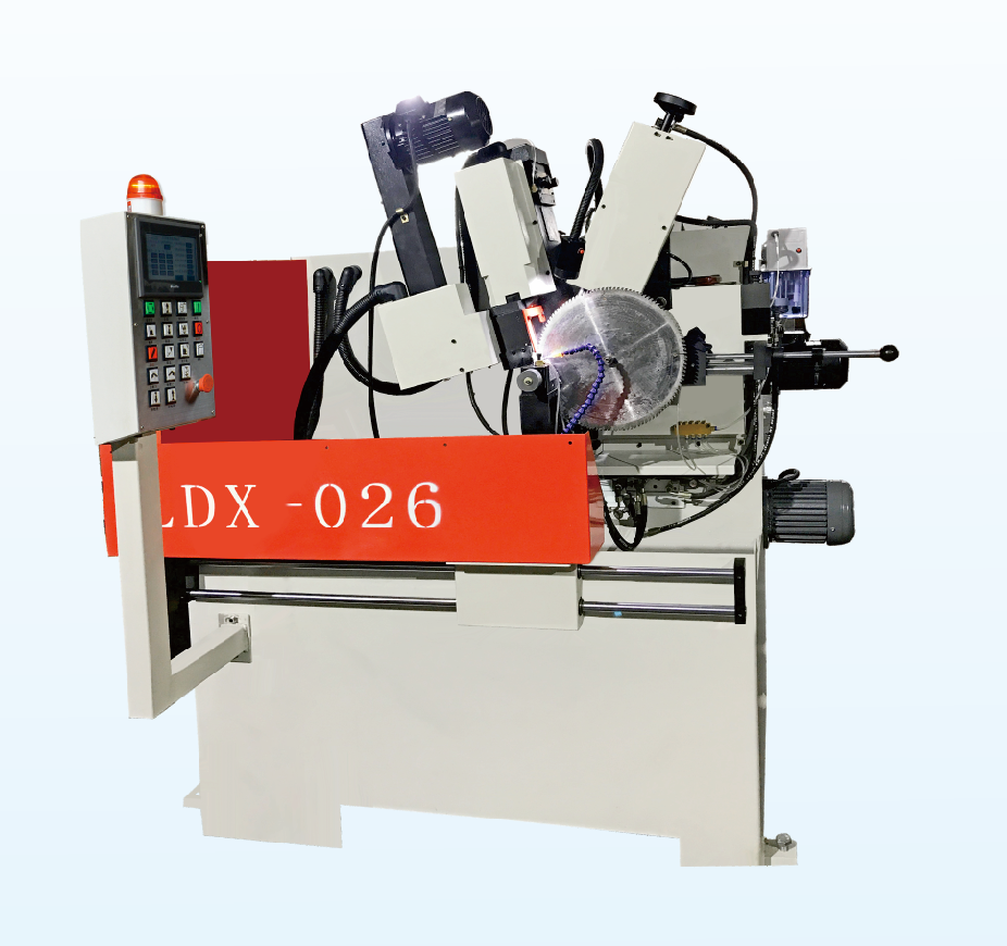 LDX-026New upgraded version of full CNC servo front and rear angle alloy saw blade grinding machine