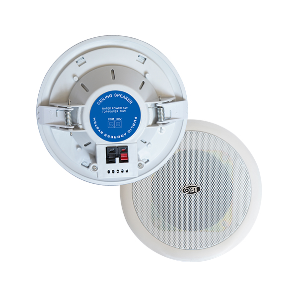  OBT-608 3/6/5/10W PA System  Super Bass Audio Waterproof Ceiling Speaker in Ceiling for Meeting Room