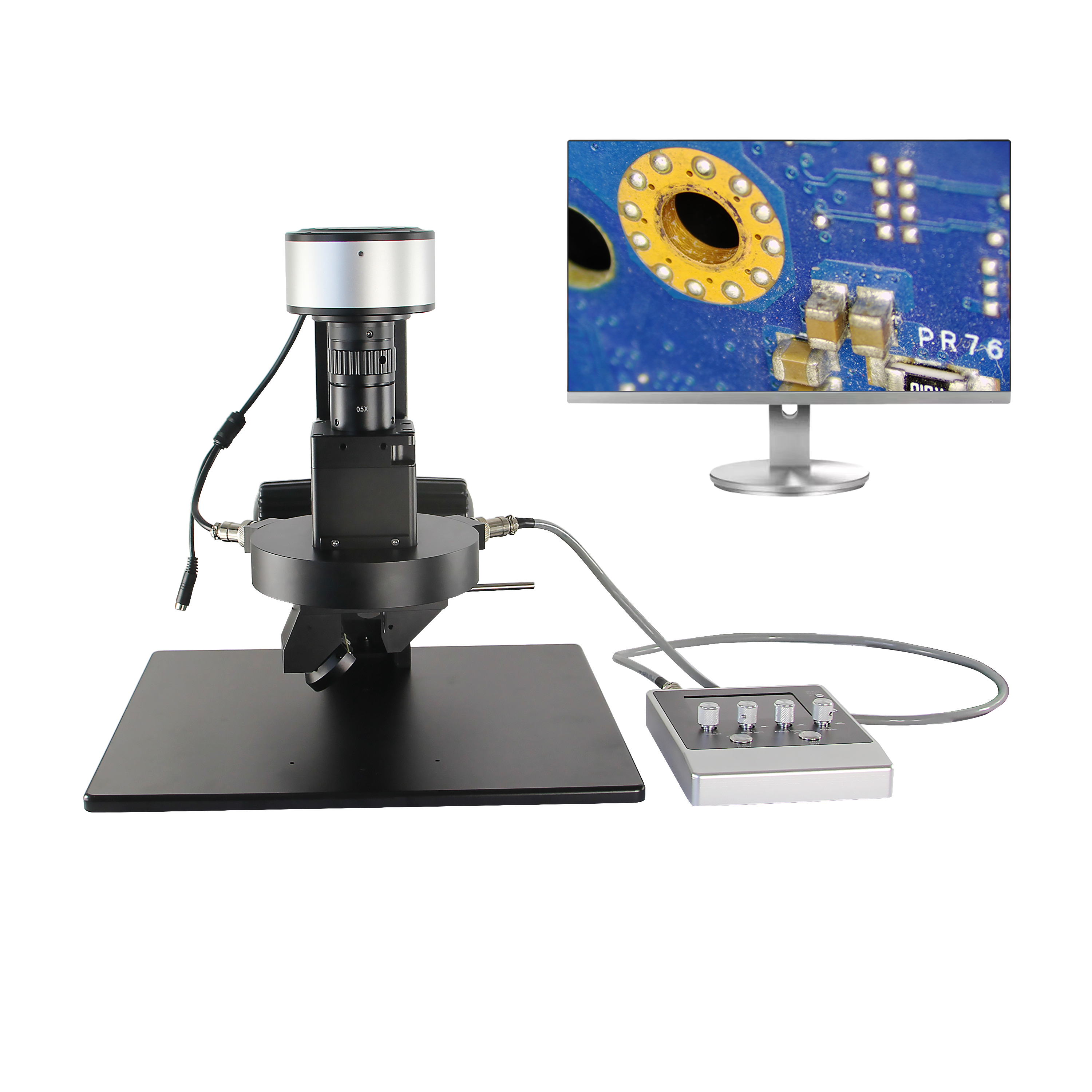 FM3D650AM-Q Motor Zoom/Motor Rotation 3D Measuring Video Microscope