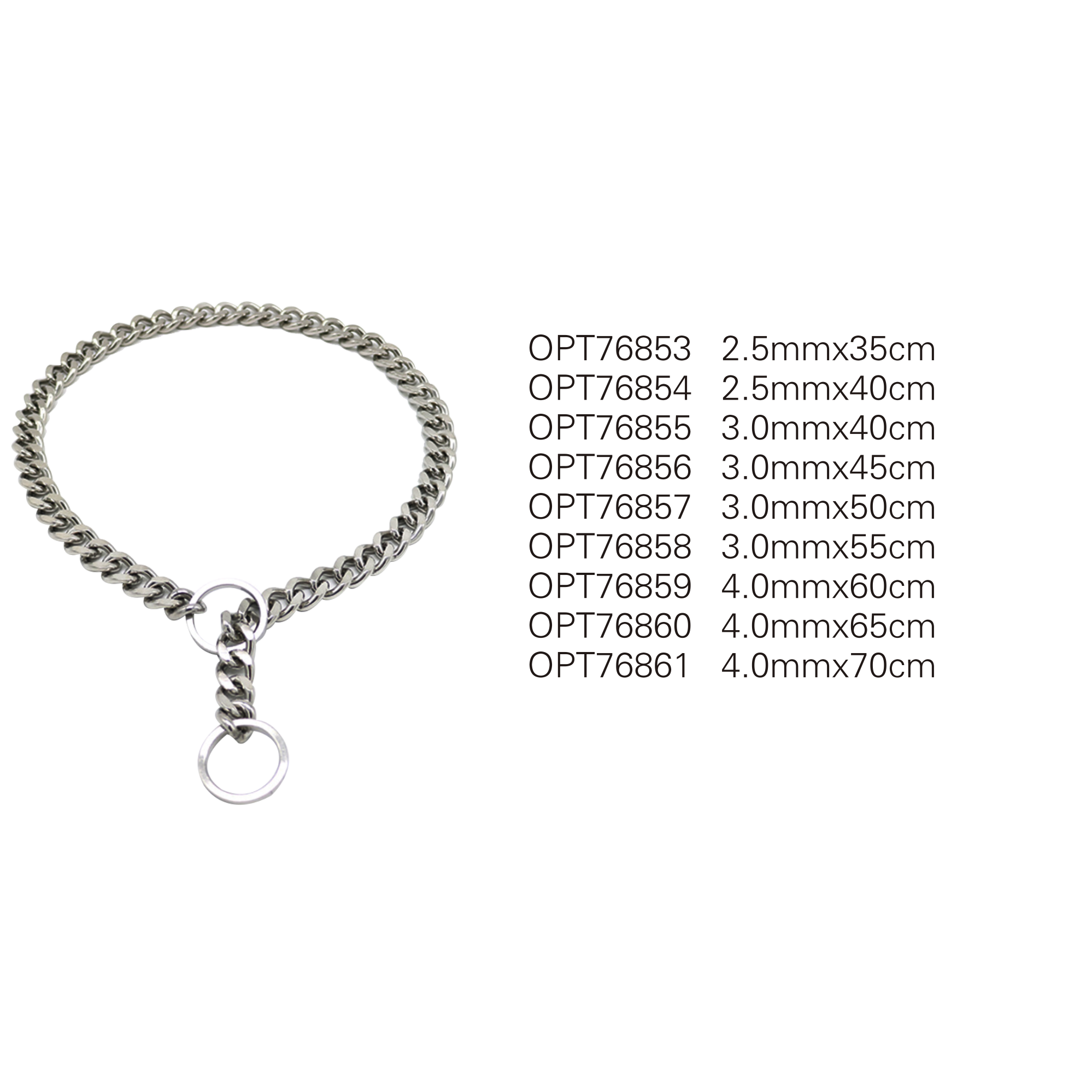 OPT76853-OPT76861 S.S.Choke chains