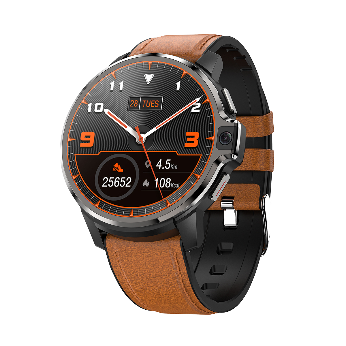 Android9.1 Quad Core Dual Systems Touch Screen 1.6 Inch 4G Network Smart Watch Support Sim Card Blood Oxygen Monitor