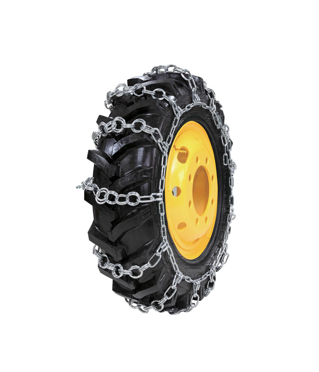 Double ring tractor anti-skid chain
