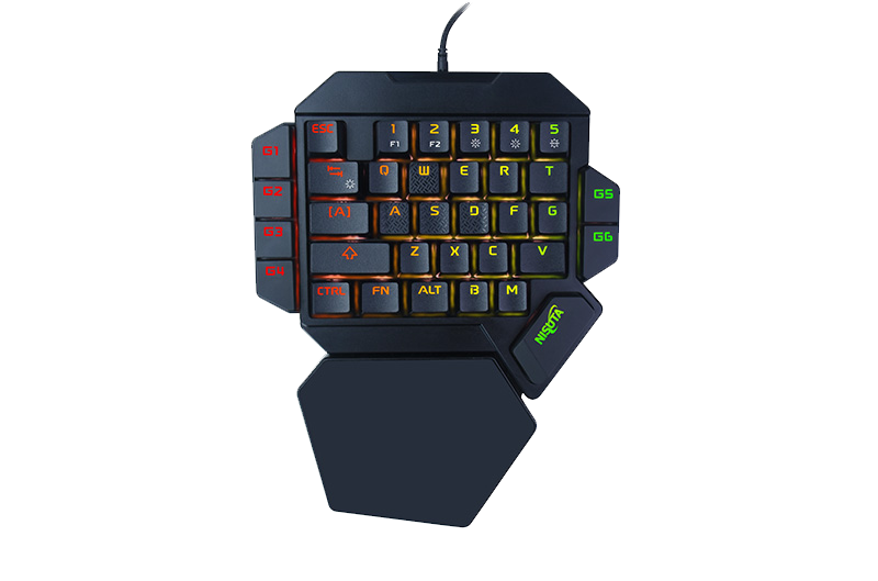 Rainbow Left-handed Mechanical Gaming Keyboard