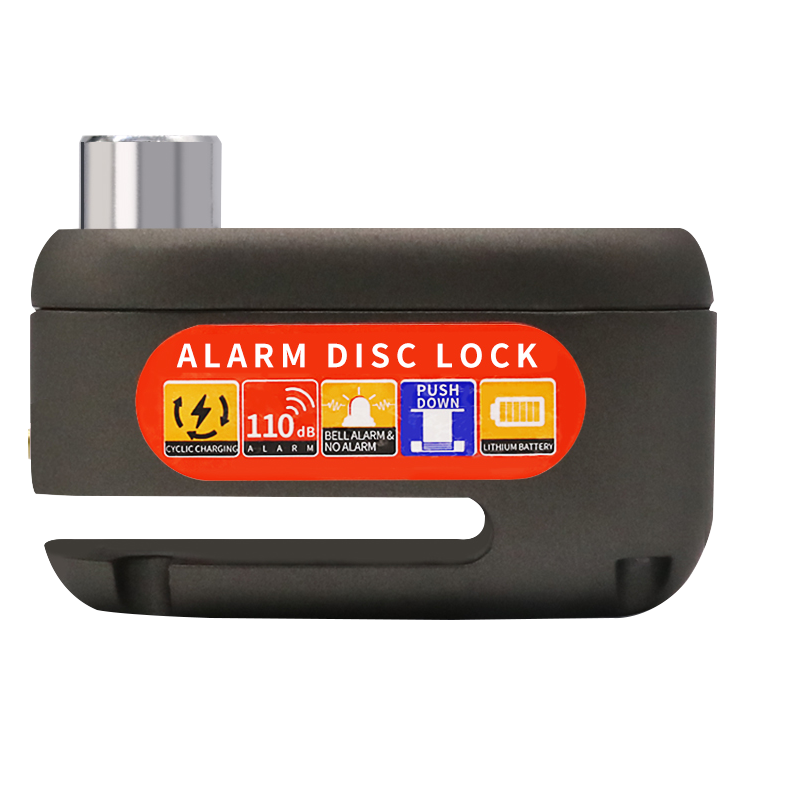 Alarm disc brake lock