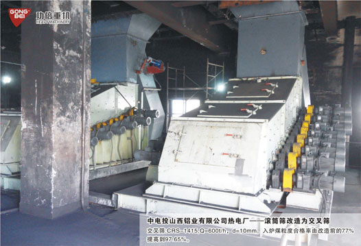 CLP vote in shanxi aluminium co., LTD., thermal power plant - trommel screen for interleaving